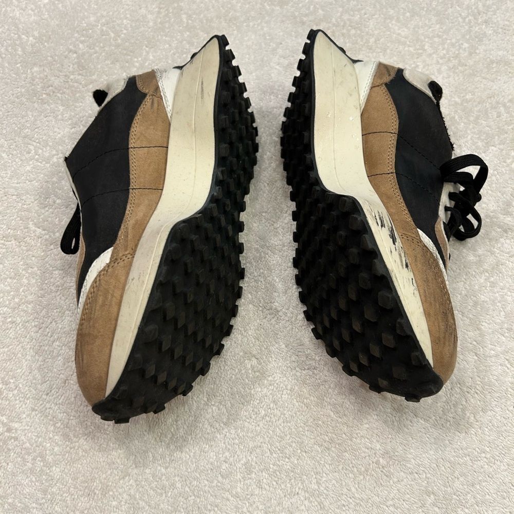 Steve Madden Black and Brown Sneakers with Suede and Leather - Picture 5 of 8